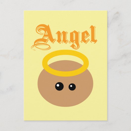 Niedlicher Angel Postkarte (Vorderseite)