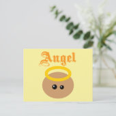 Niedlicher Angel Postkarte (Stehend Vorderseite)