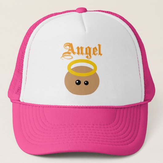 Niedlicher Angel Truckerkappe (Vorderseite)