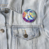 Niedlicher Angelfish Button (Beispiel)
