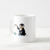 niedlicher Angelpinguin Kaffeetasse (Vorderseite Links)