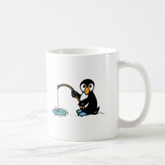 niedlicher Angelpinguin Kaffeetasse