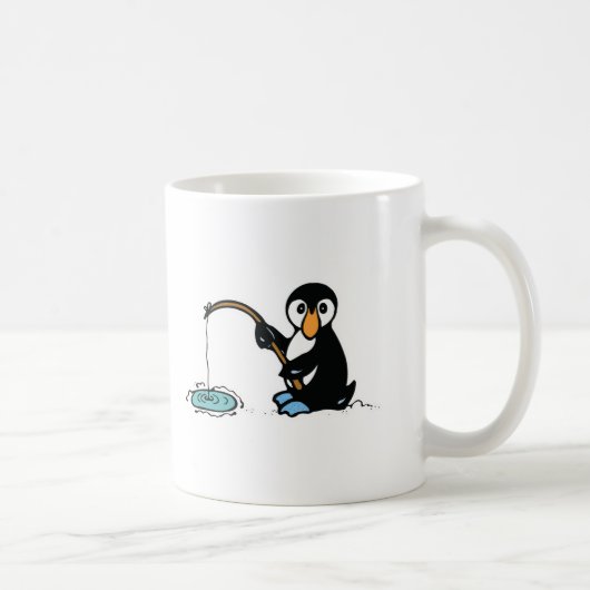 niedlicher Angelpinguin Kaffeetasse (Rechts)