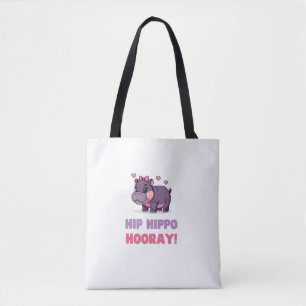 Niedlicher ANGESAGTER HIPPO HOORAY MOO DENG Cartoo Tasche
