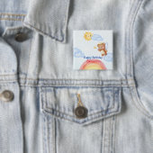 Niedlicher Angle-Teddybär, Geburtstagspartei Button (Beispiel)