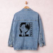 Niedlicher Anime-Charakter: "I'M FINE" Jeansjacke (Hangar)