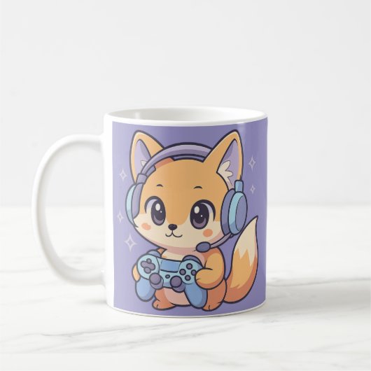 Niedlicher Anime-Kaffee-Cup für Gamer & Gift-Liebh Kaffeetasse (Links)