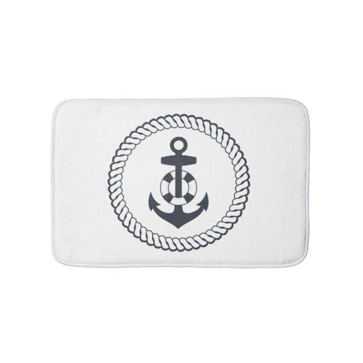 Niedlicher Anker Badematte (Vorderseite)
