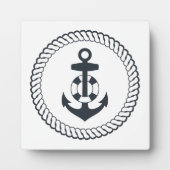 Niedlicher Anker Fotoplatte (Vorderseite)