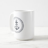 Niedlicher Anker Kaffeetasse (Vorderseite Links)