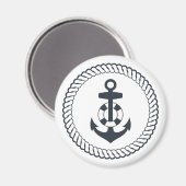 Niedlicher Anker Magnet (Vorderseite/Rückseite)
