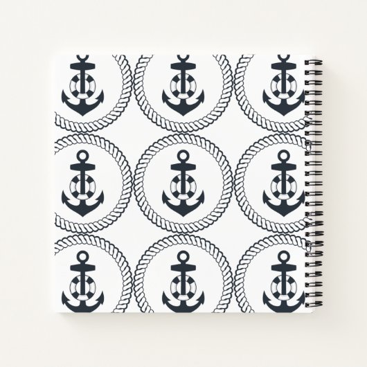 Niedlicher Anker Notizblock (Rückseite)