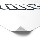 Niedlicher Anker Poster (Ecke)