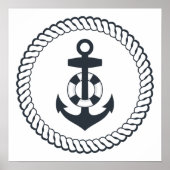 Niedlicher Anker Poster (Vorne)