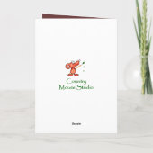 Niedlicher Anniversary Otter I Liebe Benutzerdefin Karte (Rückseite)