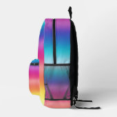 Niedlicher, anpassbarer Regenbogenbuchsrucksack Bedruckter Rucksack (Rechts)