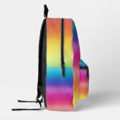 Niedlicher, anpassbarer Regenbogenbuchsrucksack Bedruckter Rucksack (Links)