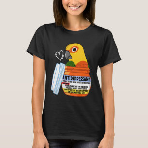 Niedlicher Antidepressiv Parrot I Jenday Conure T-Shirt
