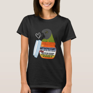 Niedlicher Antidepressiv Parrot I Senegal Parrot T-Shirt