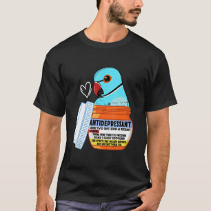 Niedlicher Antidepressiv Parrot I T-Shirt
