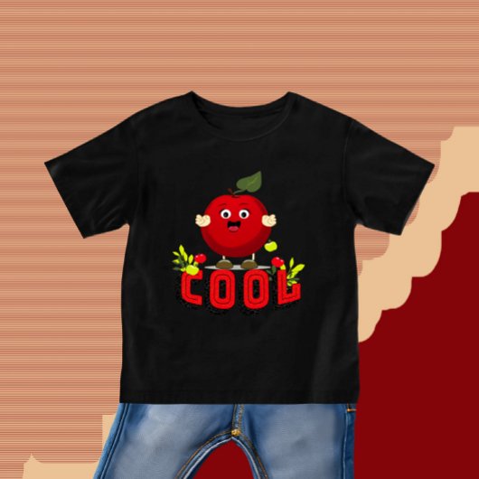 Niedlicher Apfel Baby T-shirt