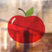 Niedlicher Apfel-Eye-Spaß-Cartoon Fensteraufkleber (Blatt 2)