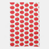 Niedlicher Apfel-Eye-Spaß-Cartoon Geschirrtuch (Vertikal)