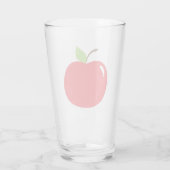 Niedlicher Apfel-Eye-Spaß-Cartoon Glas (Rückseite)