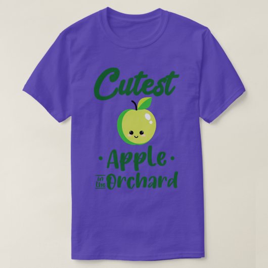 Niedlicher Apfel im Obstbau T-Shirt (Design vorne)