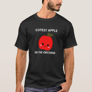 Niedlicher Apfel im Obstgarten Picken Früchte Geac T-Shirt