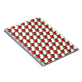 Niedlicher Apfel oder Kirsche, Fun Kitchen Frucht  Notizblock (Rechte Seite)