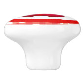 Niedlicher Apfelfruchsknopf Keramikknauf (Seitenansicht)