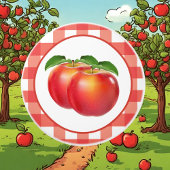 Niedlicher Apfelkuchen Keramikknauf