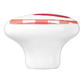 Niedlicher Apfelkuchen Keramikknauf (Seitenansicht)