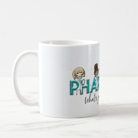 Niedlicher Apotheker Kaffeetasse (Links)