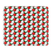 Niedlicher Apple Cherry Red Fruit Spaß Küche Carto Schneidebrett (Vorderseite)