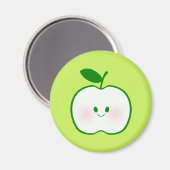 Niedlicher Apple Magnet (Vorderseite/Rückseite)
