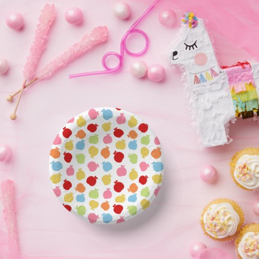 Niedlicher Apple Pappteller (Party)