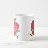 Niedlicher Apple Runner Kaffeetasse (Mittel)