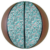 Niedlicher Aqua-Grauschatten Basketball (Vertikal)