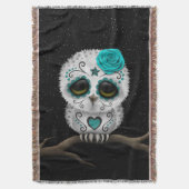 Niedlicher aquamariner Tag der toten Decke (Vorderseite Vertikal)