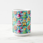 Niedlicher Aquarell Cartoon Lebkuchen Cookie Kaffeetasse (Mittel)