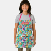 Niedlicher Aquarell Cartoon Lebkuchen Cookie Schürze (Insitu)