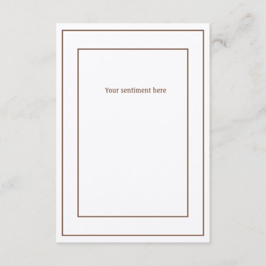 Niedlicher Aquarellbär Einfach Dankeschön Karte (Rückseite)