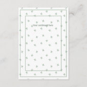 Niedlicher Aquarellbär Einfach Dankeschön Karte (Rückseite)