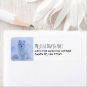 Niedlicher arktischer Fox im Hintergrund des schne (Insitu)