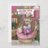 Niedlicher Armadillo ich, nachdem ich den ganzen T Karte (Vorderseite)