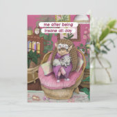 Niedlicher Armadillo ich, nachdem ich den ganzen T Karte (Stehend Vorderseite)