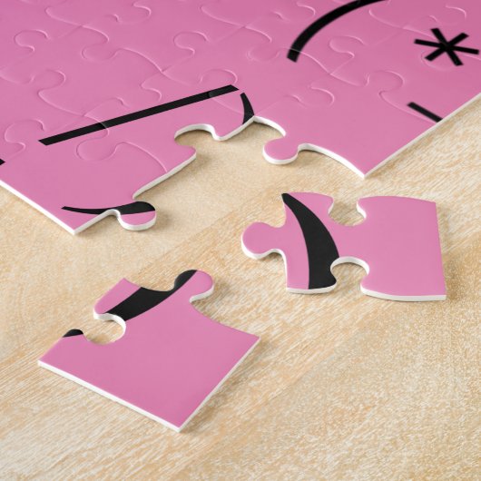 Niedlicher ascii-Hasen-Stei Thunder_Cove Puzzle (Seite)