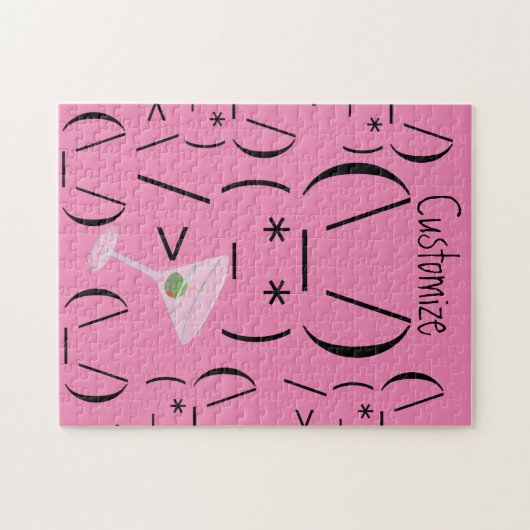 Niedlicher ascii-Hasen-Stei Thunder_Cove Puzzle (Horizontal)